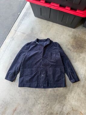 Gap Blazer Wide Corduroy Navy Blue Sport Jacket Men’s 3XL